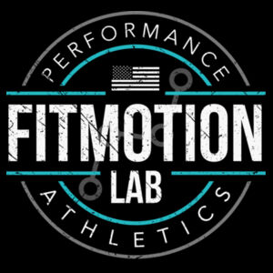 FITMOTION LAB - BADGE - YOUTH T-SHIRT - BLACK - JMKBWX Design