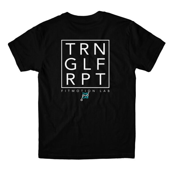 FITMOTION LAB - TRAIN GOLF REPEAT - MEN'S T-SHIRT - BLACK - KPCDZR Thumbnail