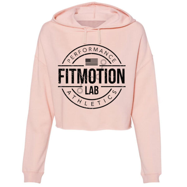 FITMOTION - BADGE - WOMEN'S CROPPED HOODIE - BLUSH - $VJXCM8$ Thumbnail