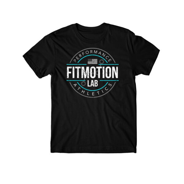 FITMOTION LAB - BADGE - YOUTH T-SHIRT - BLACK - JMKBWX Thumbnail