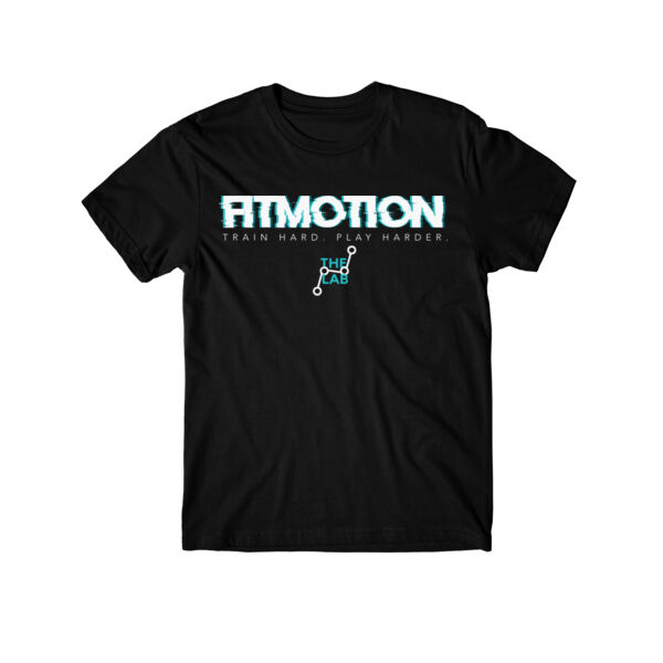 FITMOTION LAB - TRAIN HARD PLAY HARDER - YOUTH T-SHIRT - BLACK - WH94KE Thumbnail