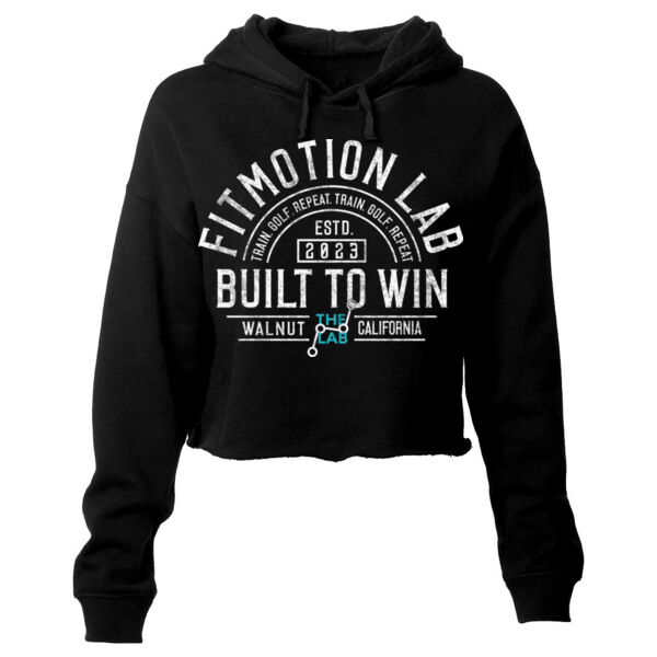 FITMOTION LAB - BUILT TO WIN - WOMEN'S CROPPED HOODIE - $2QV958$ Thumbnail